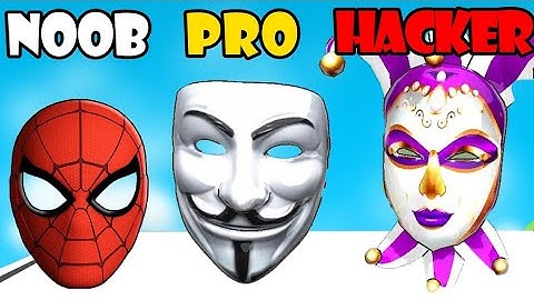 NOOB vs PRO vs HACKER - Mask Evolution 3D | Satisfying Games (Android,iOS)