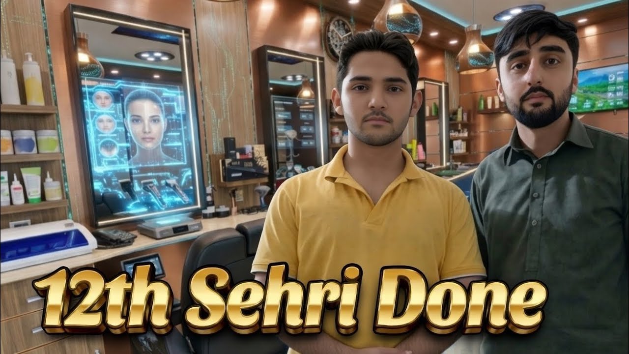 Barber Na Hairs Kharab Kardia 😂 | Vlogs 12th Sehri Done | Fahad Vlogs