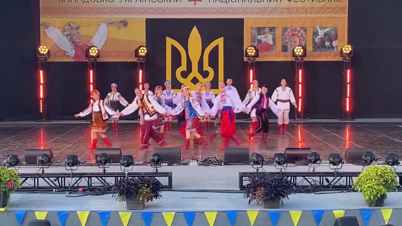Pryvit (Welcome Dance) by the Desna Ukrainian Dance Company of Toronto in Dauphin - July 31, 2022
