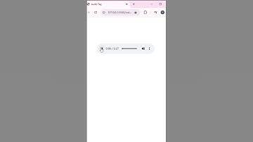 Audio Tag  || HTML || html Tag #shorts