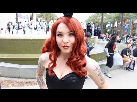 Hannah's Black Widow Avengers Bunny Cosplay at WonderCon 2018