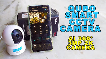 QUBO Smart 360° 3MP 2K CCTV Camera Review Full Installation Process