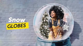 How to Create a custom Christmas and winter Snow Globe Edit | PicsArt Tutorial screenshot 5