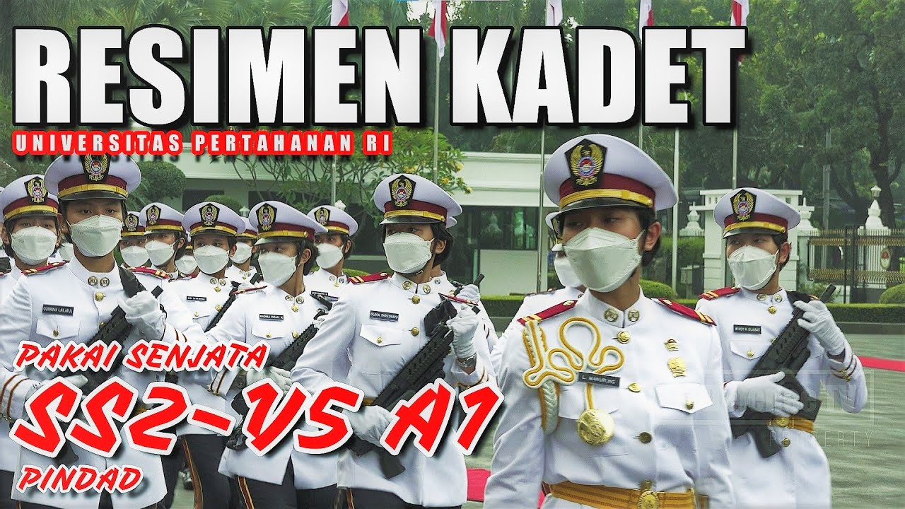 KEREN,,, DEFILE PERDANA RESIMEN KADET UNIVERSITAS PERTAHANAN RI, UNTUK INDONESIA