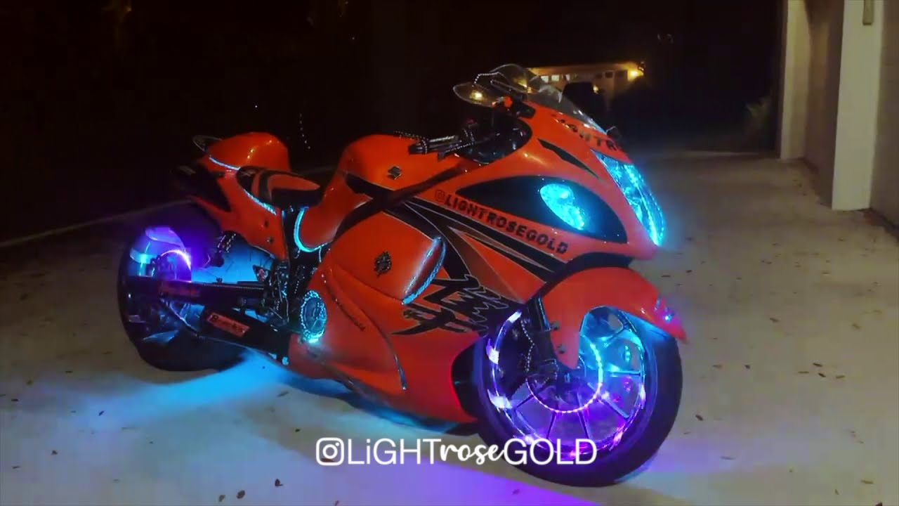 LightRoseGold | Hayabusa chaser lights - YouTube