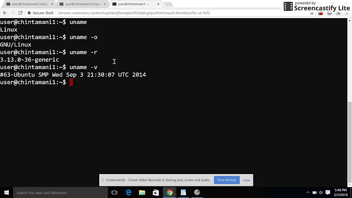 How to check the System Information with uname command on Linux ?