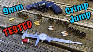 Testing CRIMP JUMP in a 9mm Revolver-An Actual Concern or Just Fudd Lore? AL9.0 #testing #revolver