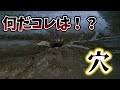 代掻き後の田んぼに大きな穴が空いた・・・