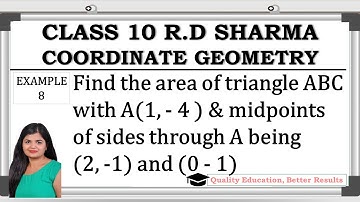 RD Sharma Chapter 6 Example 8 Class 10 Maths NCERT @MathsTeacher
