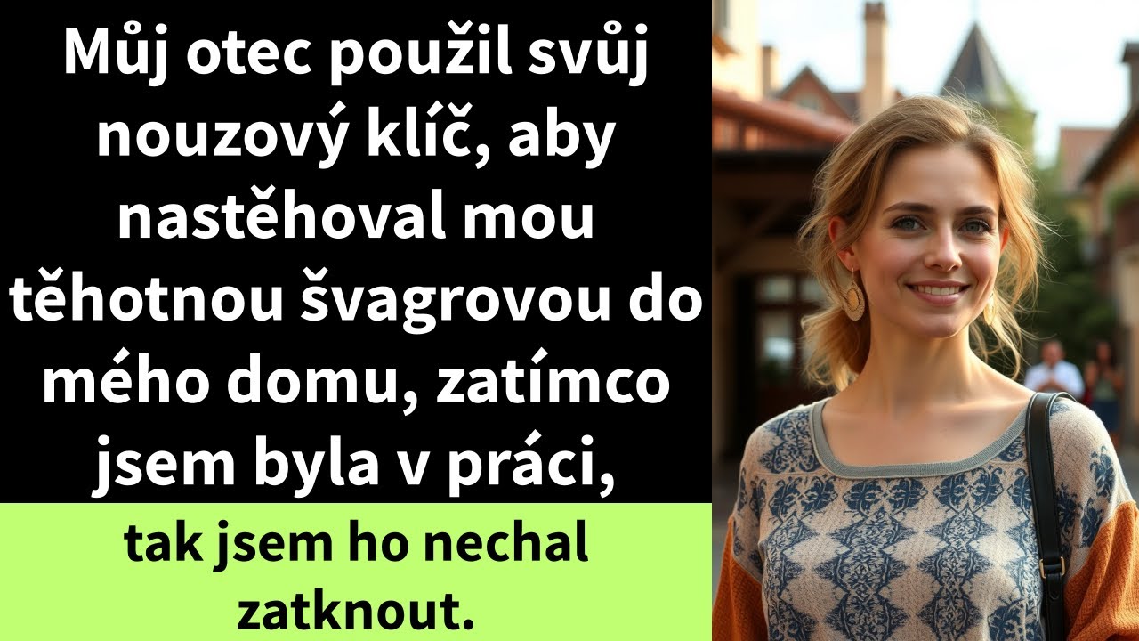 Stála jsem před vlastním domem a sledovala, jak sousedka fotí stěhovací vůz na naší příjezdové cestě. Uvnitř moje švagrová, sedm měsíců těhotná, přestavovala můj obývák, zatímco otec vyměňoval...