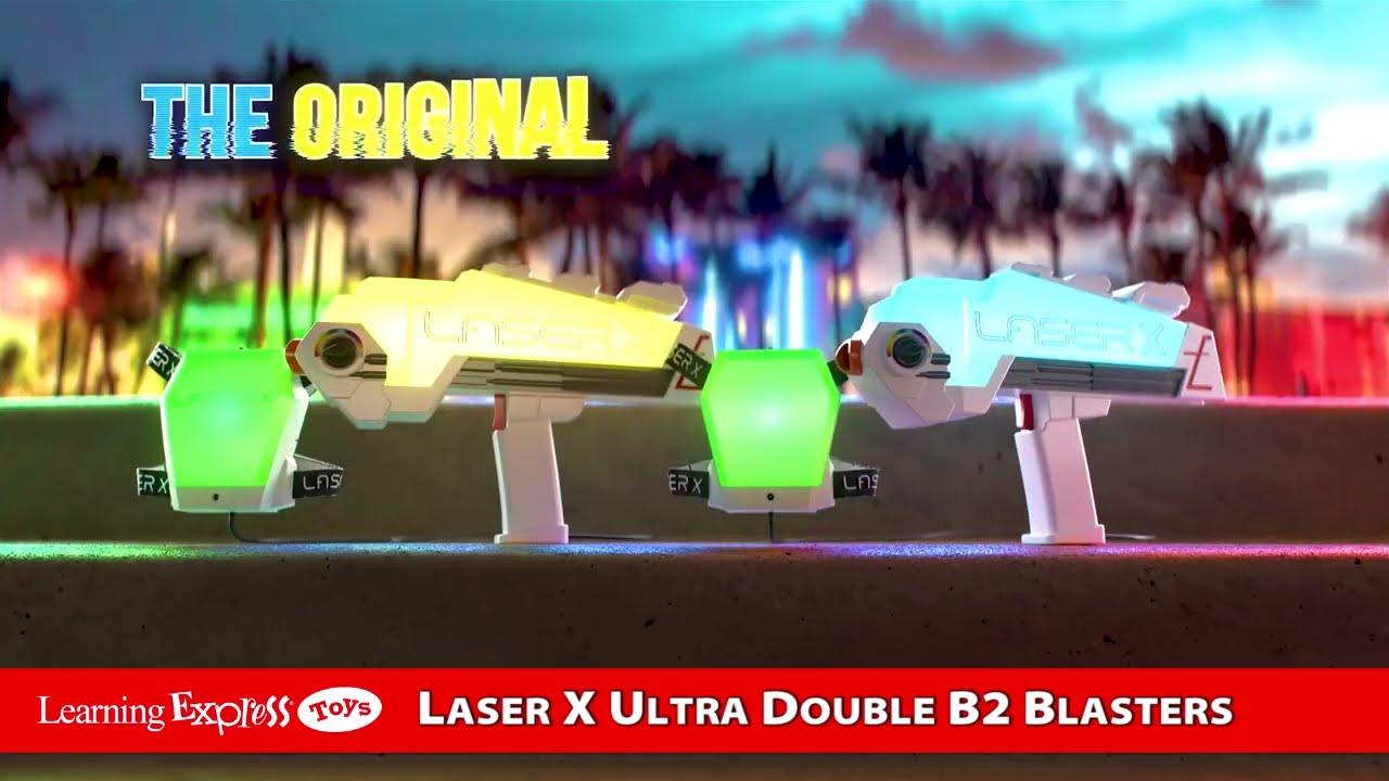 TE87552 Laser X Ultra Double B2 Blasters - YouTube