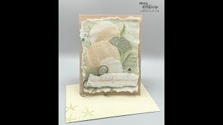 Stampin Up//Seaside Wishes//Country Lace DSP//Thank You Card//Sneak Peek//20242025 Annual Catalog