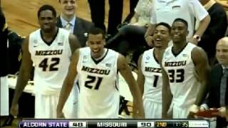 #POSTERIZED - Missouri's Stefan Jankovic strong baseline slam dunk