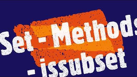 PYTHON - Set - Methods - issubset #PythonTips #viral #videos #pythonsets #sets #set #viralvideo