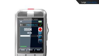 8000 Philips Serie Dictation Pocket Memo