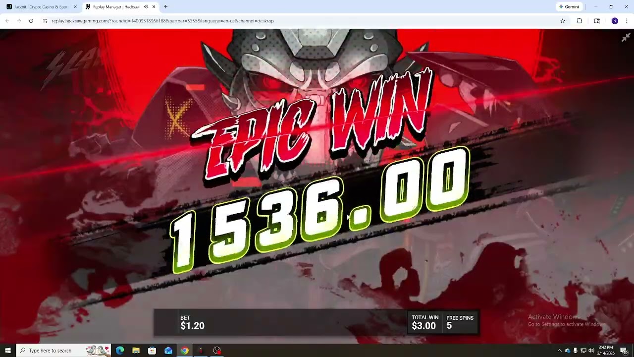 Slayers slot big win