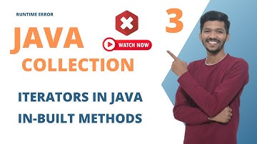 Iterator Interface in Java Collection | Iterators & ListIterators