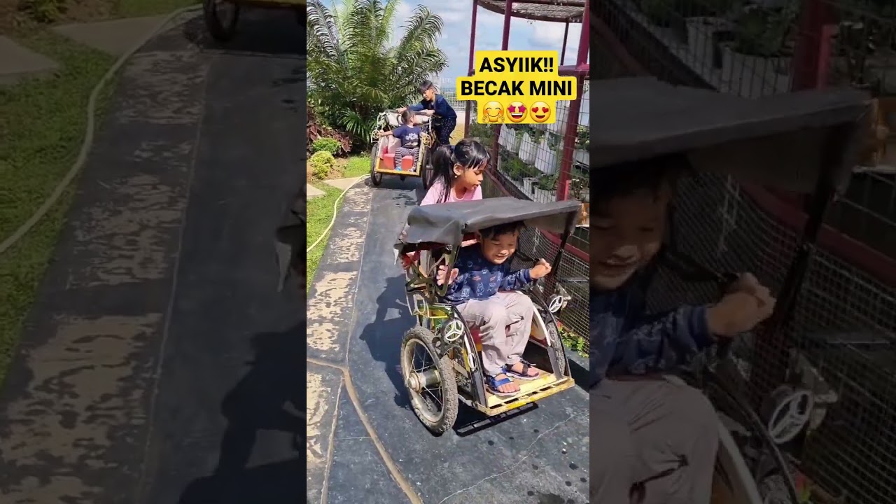 BECAK MINI SERU! 🤗🤩😍 