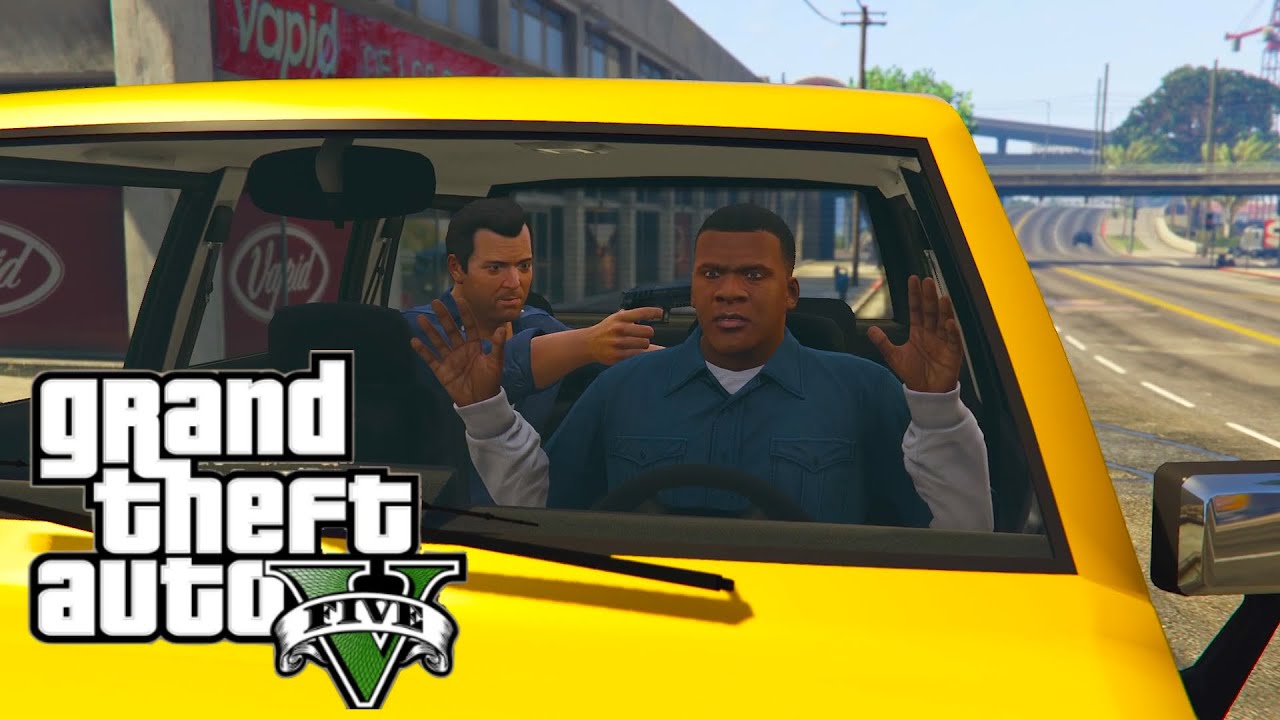 Repo Job when Franklin met Michael GTA 5 gameplay Enhance - YouTube