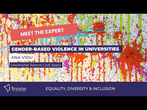Meet the Expert | Gender-based violence in universities with Ana Vidu