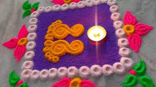Easy Diwali Rangoli Designs | Diwali Rangoli Design Using Pencil screenshot 4