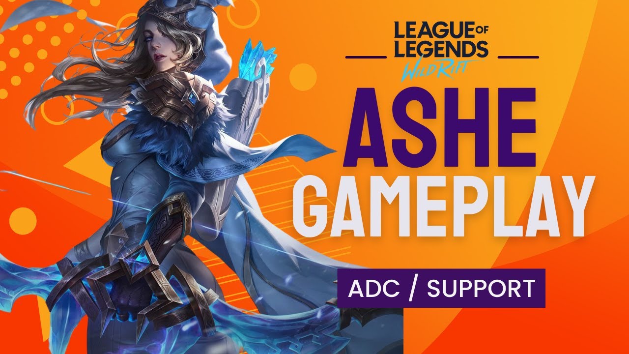 Ashe Wild Rift Gameplay | Cool Breeze