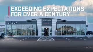 Speck Buick GMC has been the leading choice to buy your vehicle from for 110 years!