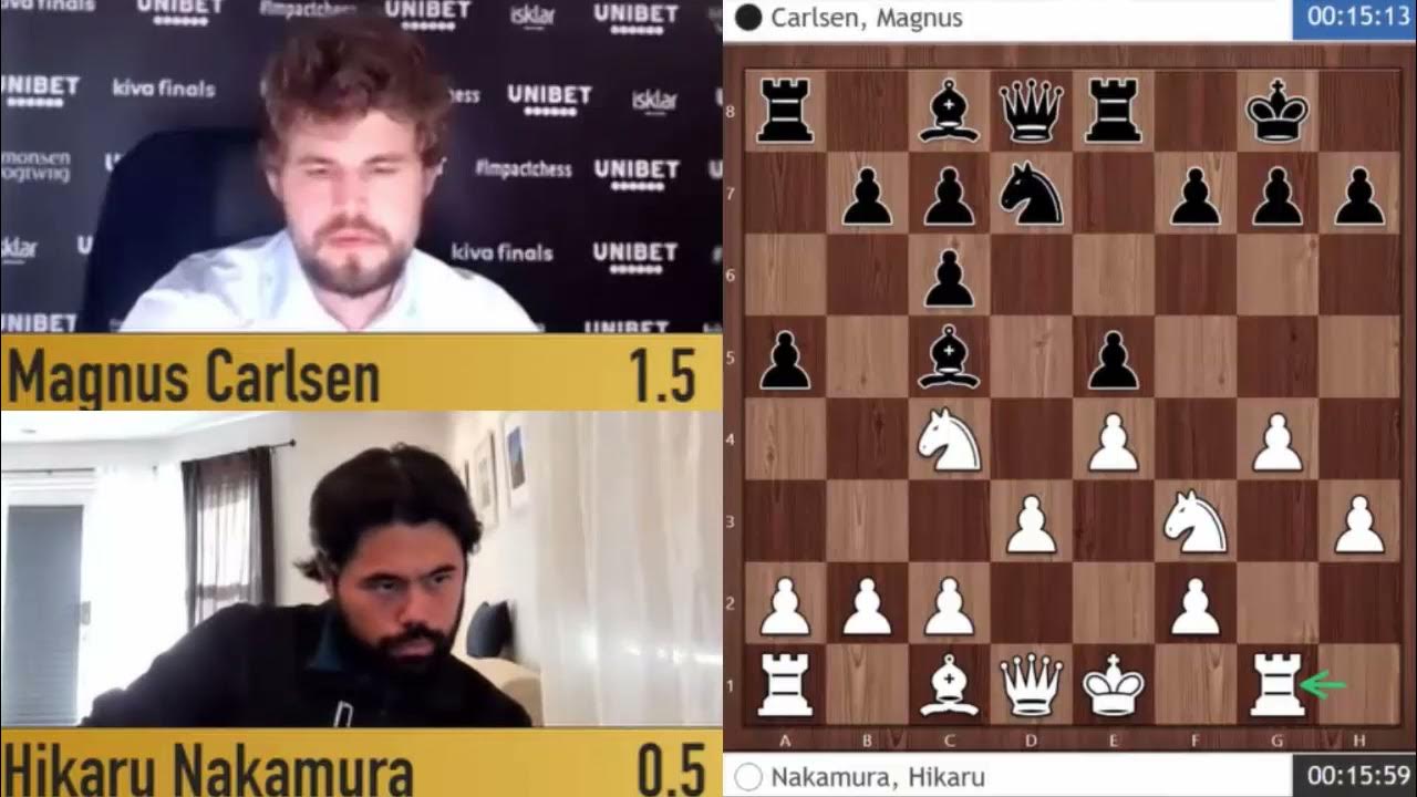 Hikaru Nakamura legendary 2 Knights checkmate!! #chess #nakamura