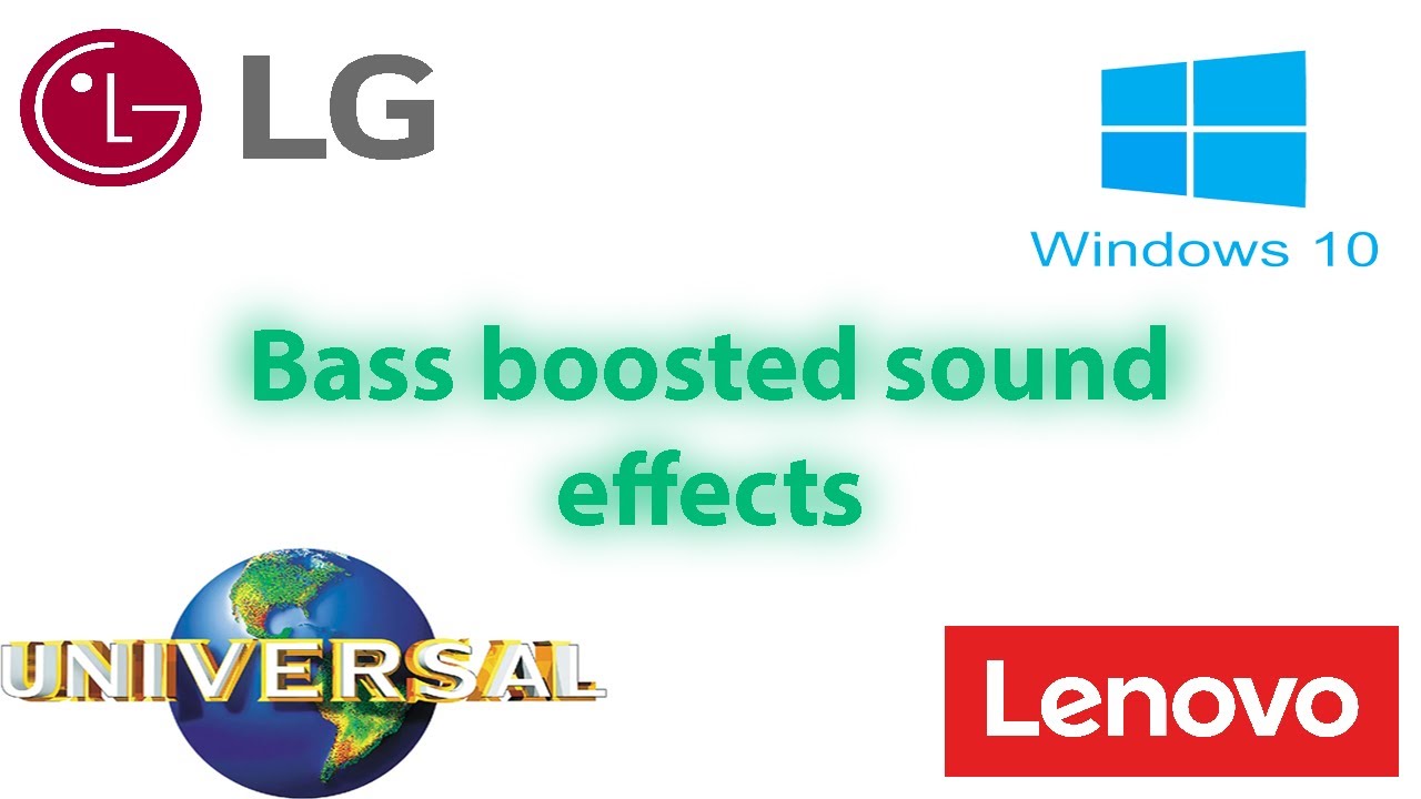 Bass Boosted sound effects (Earrape sound effects v6) YouTube