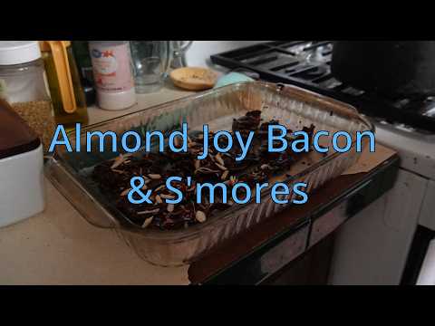 Almond Joy Bacon & S'mores @LAZYDAYZAHEAD #bacon #chocolate #almondjoy #smores #subscribe