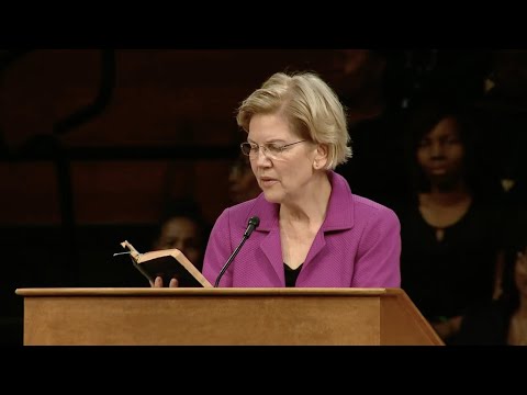 Elizabeth Warren speaks