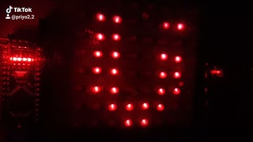 Arduino Nano | 8x8 Led Matrix  | Display letters : I LOVE YOU
