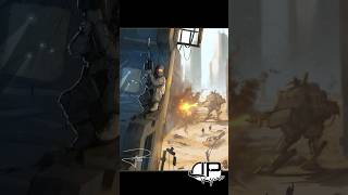 Concept Scene Complete Painting Process #drawing #art #painting