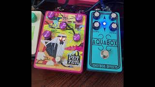 Idiotbox Effects Aquabox Into Cosmodio Pet Yeti Distortion/Fuzz