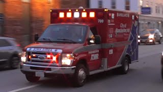 AMR Manchester ALS 1   X-RAY 21 Responding
