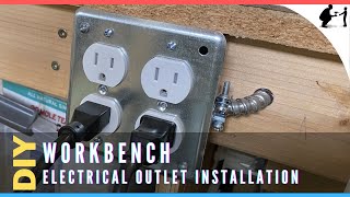 DIY - Adding Quad Electrical Outlets in Workbench | 30 Min Upgrade | *MUST DO* for Every Workbench