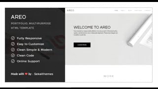 Areo - Responsive Multipurpose HTML Template by Sekaithemes | ThemeForest Download
