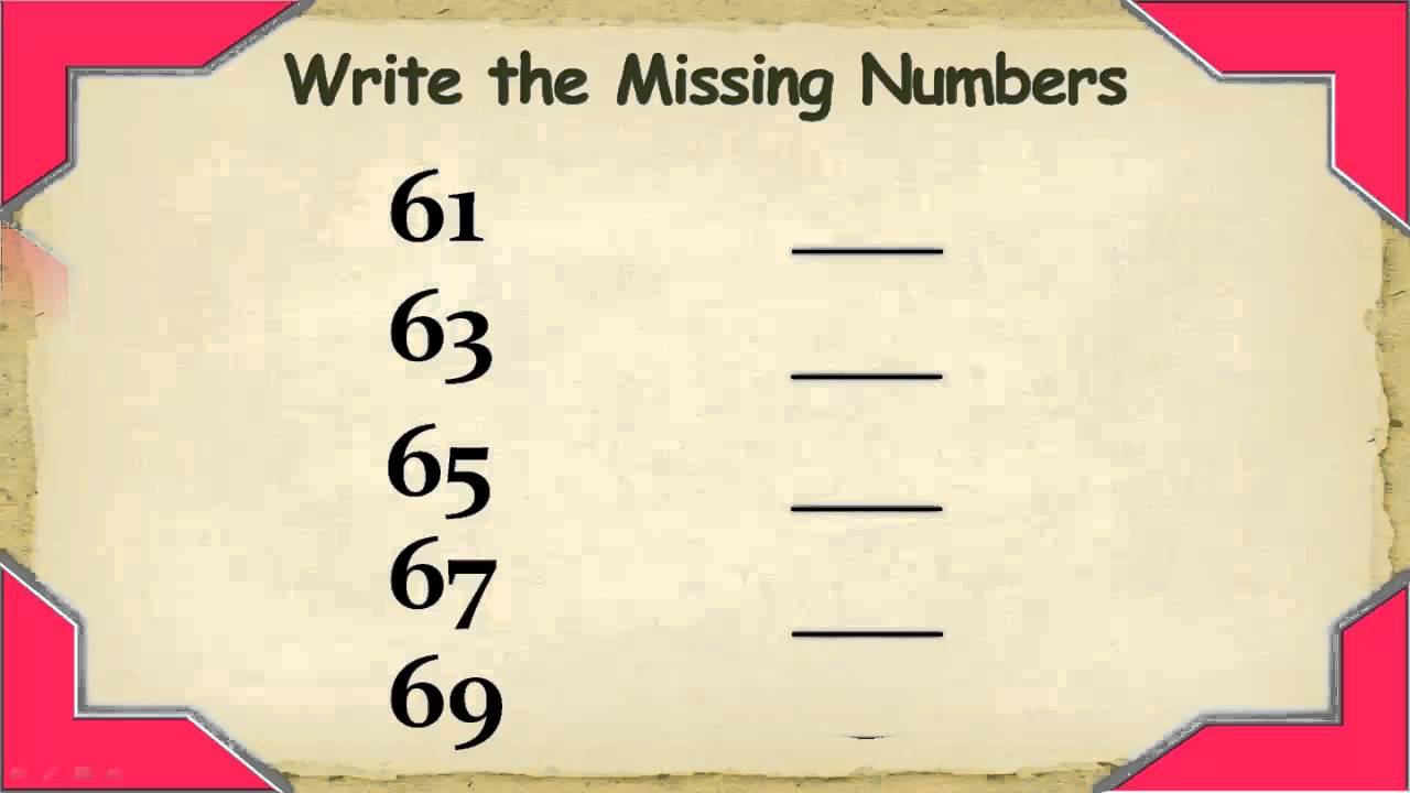 Kids Numbers Learning Writing Missing Numbers 61 70 YouTube kids-numbers-learning-writing-missing-numbers-61-70-youtube