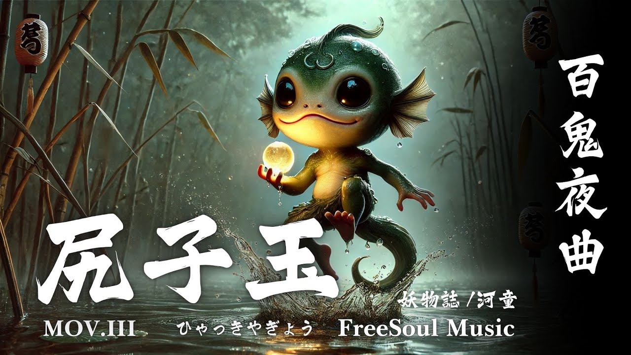 FreeSoul Music】🌊尻子玉｜河童｜第三樂章 - 百鬼夜曲｜EP.8｜妖物誌