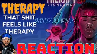 STONEBWOY~therapy "lyric Video"  (Video Reaction)