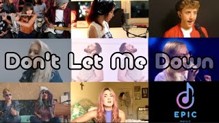 The Chainsmokers - Don't Let Me Down  Cover Battle