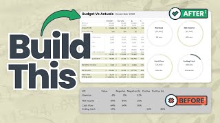 Build a STUNNING Budget vs Actuals Dashboard