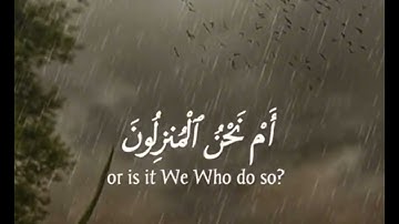 سورة الواقعة || افرأيتم الماء الذي تشربون.