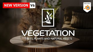 Vegetation addon for Blender V6 - Demo