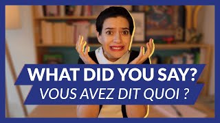 Ready-made French sentences for when you don’t understand