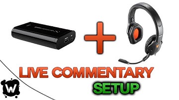 How To Do A Live Commentary With Elgato HD Recorder - Setup w/ Gaming Headset