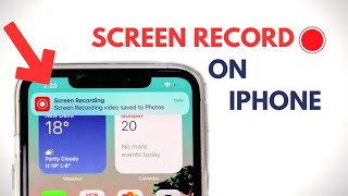 How To Screen Record on iPhone (2023)