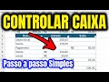 Como controlar o Fluxo de Caixa Diário no Excel Passo a Passo Simples