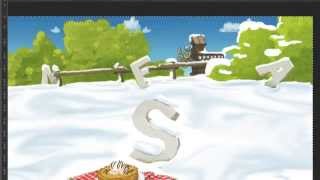 Ramasjang game scene - christmas skinning - speedpainting screenshot 5