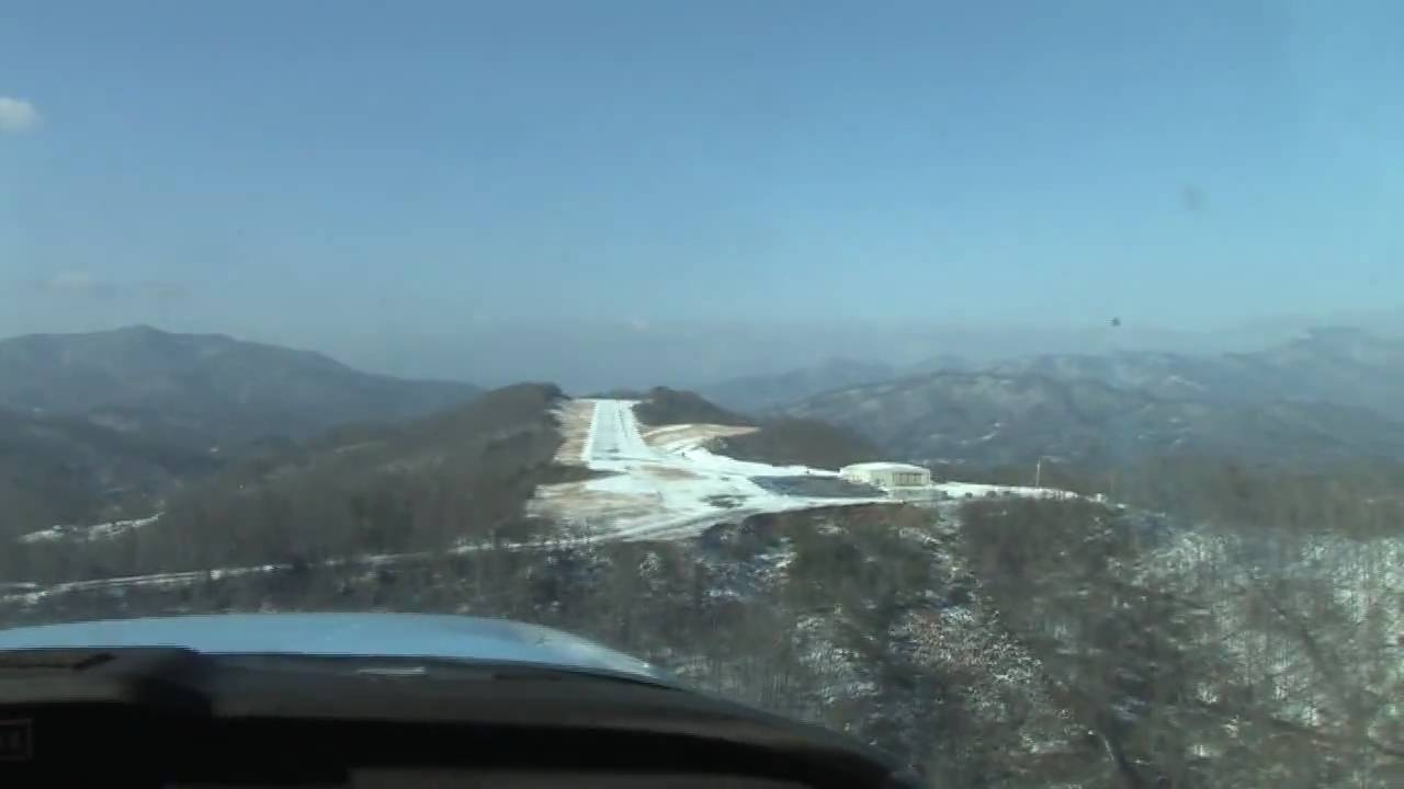 Flying the snow covered mountains of Western North Carolina